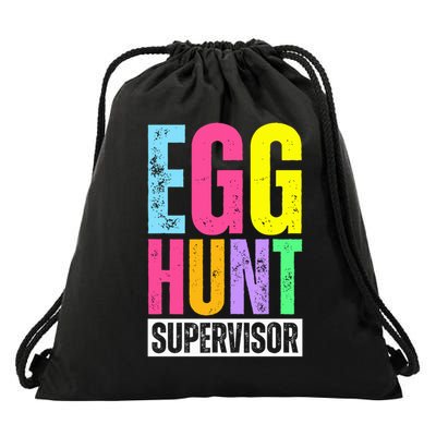 Egg Hunt Supervisor For Easter Day Parents Happy Easter Day 2025 Drawstring Bag