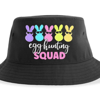 Egg Hunting Squad Crew Family Happy Easter Bunny Sustainable Bucket Hat