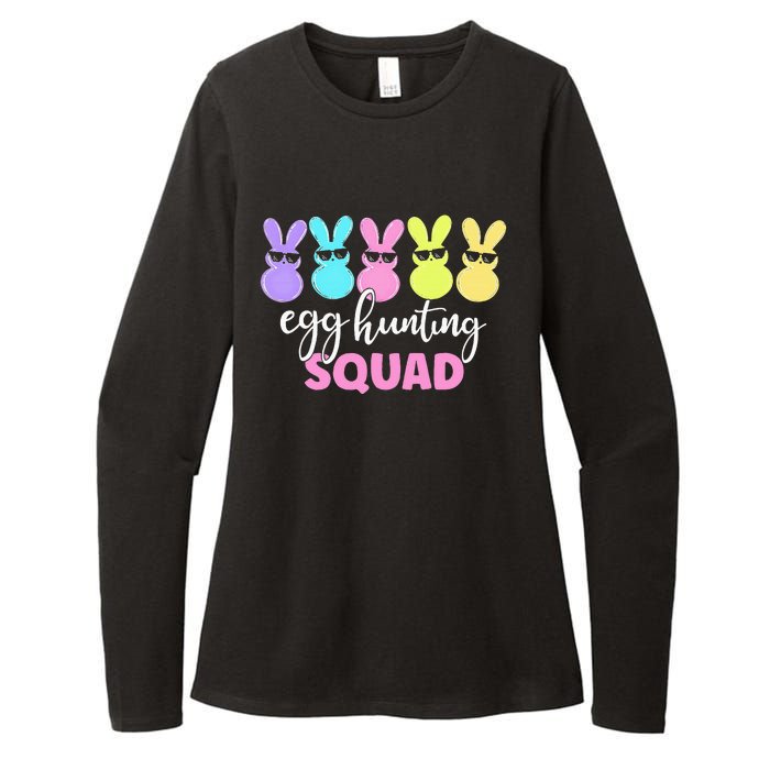 Egg Hunting Squad Crew Family Happy Easter Bunny Womens CVC Long Sleeve Shirt