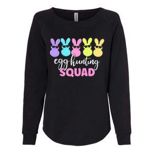 Egg Hunting Squad Crew Family Happy Easter Bunny Womens California Wash Sweatshirt