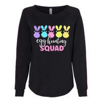 Egg Hunting Squad Crew Family Happy Easter Bunny Womens California Wash Sweatshirt