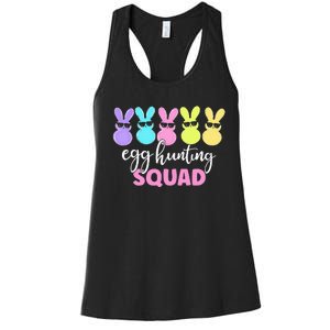 Egg Hunting Squad Crew Family Happy Easter Bunny Women's Racerback Tank