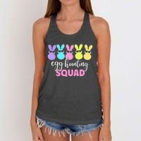 Egg Hunting Squad Crew Family Happy Easter Bunny Women's Knotted Racerback Tank