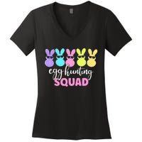 Egg Hunting Squad Crew Family Happy Easter Bunny Women's V-Neck T-Shirt