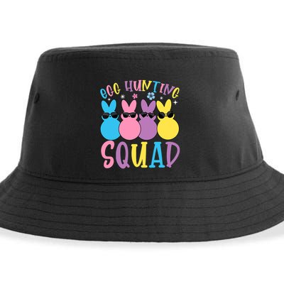 Egg Hunting Squad Crew Family Happy Easter Bunny Sustainable Bucket Hat