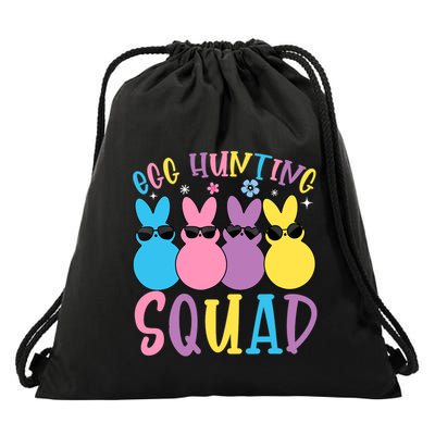 Egg Hunting Squad Crew Family Happy Easter Bunny Drawstring Bag