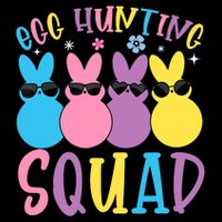 Egg Hunting Squad Crew Family Happy Easter Bunny 16 in Basic Backpack