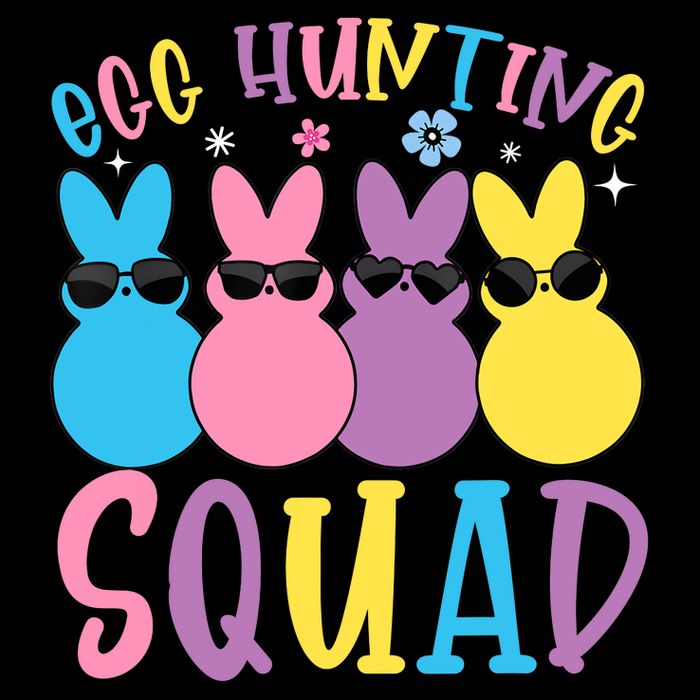 Egg Hunting Squad Crew Family Happy Easter Bunny 16 in Basic Backpack