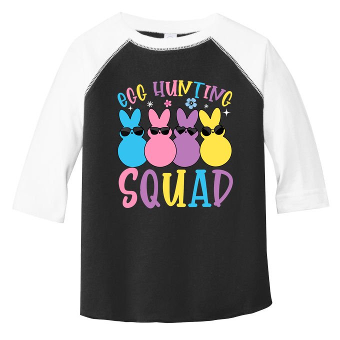 Egg Hunting Squad Crew Family Happy Easter Bunny Toddler Fine Jersey T-Shirt