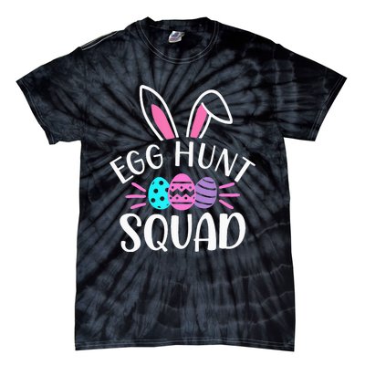 Egg Hunt Squad Hunting Season Easter day Tie-Dye T-Shirt