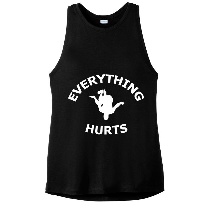 Everything Hurts Team Ladies PosiCharge Tri-Blend Wicking Tank