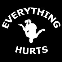 Everything Hurts Team Drawstring Bag