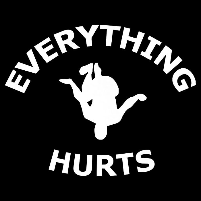 Everything Hurts Team Drawstring Bag