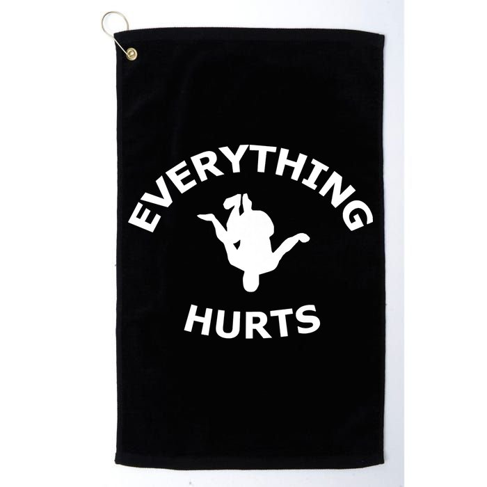 Everything Hurts Team Golf Towel