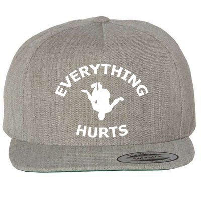 Everything Hurts Team Wool Snapback Cap
