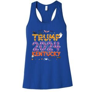 Election Halloween Trump Trump 2024 Kentucky Election Gift Women's Racerback Tank