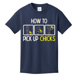 Easter How To Pick Up Chicks Funny Farm Farmer Men Women Kids T-Shirt