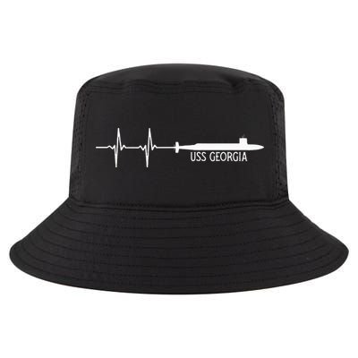 Ekg Heartbeat Uss Georgia Ssgn729 Submarine Cool Comfort Performance Bucket Hat