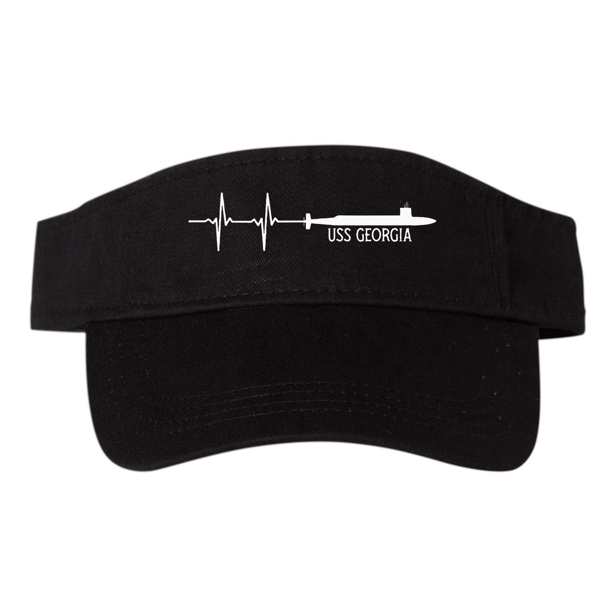 Ekg Heartbeat Uss Georgia Ssgn729 Submarine Visor