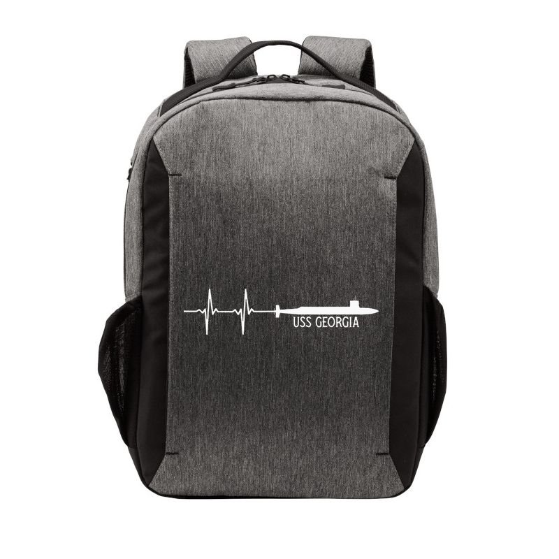 Ekg Heartbeat Uss Georgia Ssgn729 Submarine Vector Backpack