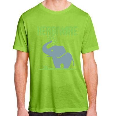 Elephant Herbivore Vegan Vegetarian Cute Adult ChromaSoft Performance T-Shirt