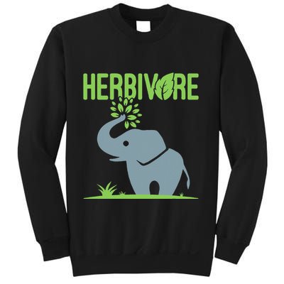 Elephant Herbivore Vegan Vegetarian Cute Sweatshirt