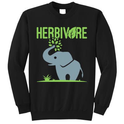 Elephant Herbivore Vegan Vegetarian Cute Sweatshirt