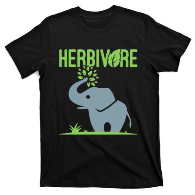 Elephant Herbivore Vegan Vegetarian Cute T-Shirt