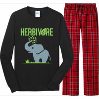 Elephant Herbivore Vegan Vegetarian Cute Long Sleeve Pajama Set