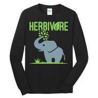 Elephant Herbivore Vegan Vegetarian Cute Tall Long Sleeve T-Shirt