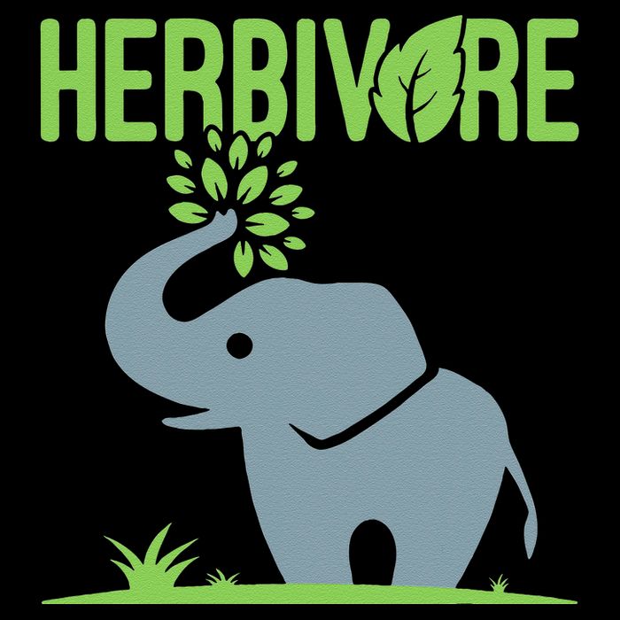 Elephant Herbivore Vegan Vegetarian Cute Visor