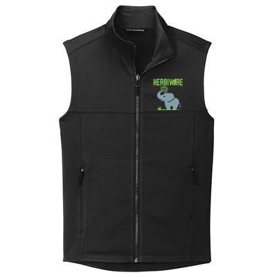 Elephant Herbivore Vegan Vegetarian Cute Collective Smooth Fleece Vest