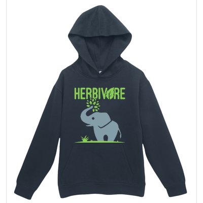 Elephant Herbivore Vegan Vegetarian Cute Urban Pullover Hoodie