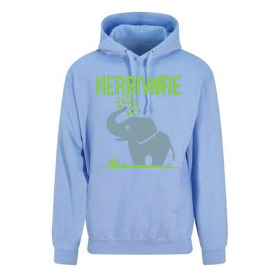 Elephant Herbivore Vegan Vegetarian Cute Unisex Surf Hoodie