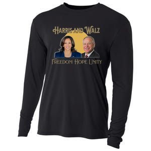 Elect Harris Walz 2024 Kamala And Tim President And Vp Cooling Performance Long Sleeve Crew