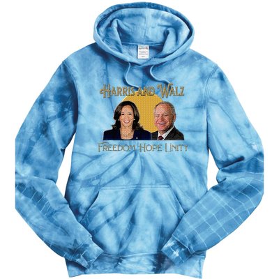 Elect Harris Walz 2024 Kamala And Tim President And Vp Tie Dye Hoodie