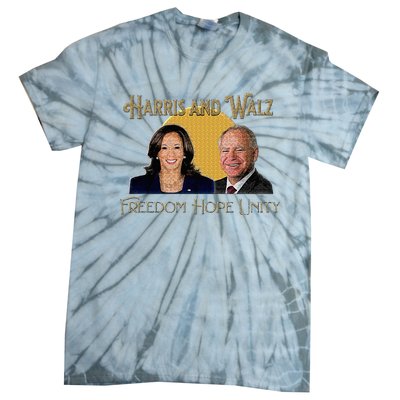 Elect Harris Walz 2024 Kamala And Tim President And Vp Tie-Dye T-Shirt