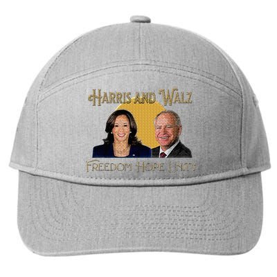 Elect Harris Walz 2024 Kamala And Tim President And Vp 7-Panel Snapback Hat