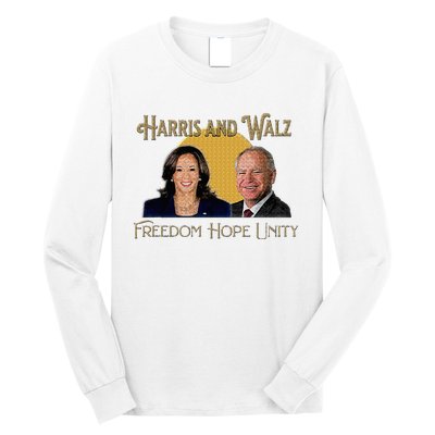 Elect Harris Walz 2024 Kamala And Tim President And Vp Long Sleeve Shirt