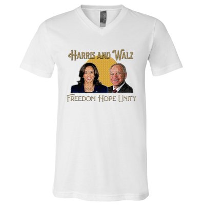 Elect Harris Walz 2024 Kamala And Tim President And Vp V-Neck T-Shirt