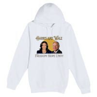 Elect Harris Walz 2024 Kamala And Tim President And Vp Premium Pullover Hoodie