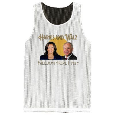 Elect Harris Walz 2024 Kamala And Tim President And Vp Mesh Reversible Basketball Jersey Tank