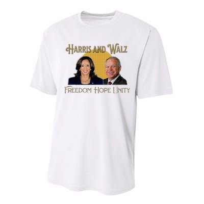 Elect Harris Walz 2024 Kamala And Tim President And Vp Performance Sprint T-Shirt