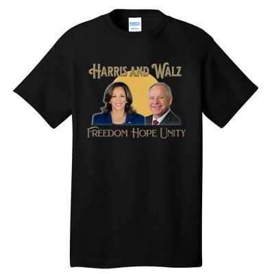 Elect Harris Walz 2024 Kamala And Tim President And Vp Tall T-Shirt