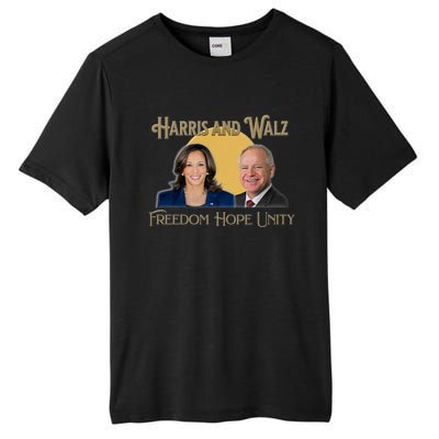 Elect Harris Walz 2024 Kamala And Tim President And Vp Tall Fusion ChromaSoft Performance T-Shirt