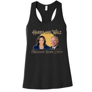 Elect Harris Walz 2024 Kamala And Tim President And Vp Women's Racerback Tank