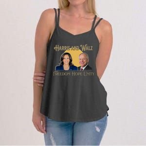 Elect Harris Walz 2024 Kamala And Tim President And Vp Women's Strappy Tank