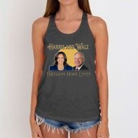 Elect Harris Walz 2024 Kamala And Tim President And Vp Women's Knotted Racerback Tank