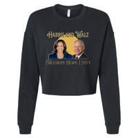 Elect Harris Walz 2024 Kamala And Tim President And Vp Cropped Pullover Crew