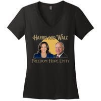 Elect Harris Walz 2024 Kamala And Tim President And Vp Women's V-Neck T-Shirt